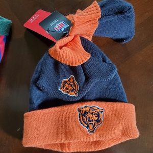 Bears infant hat and mittens